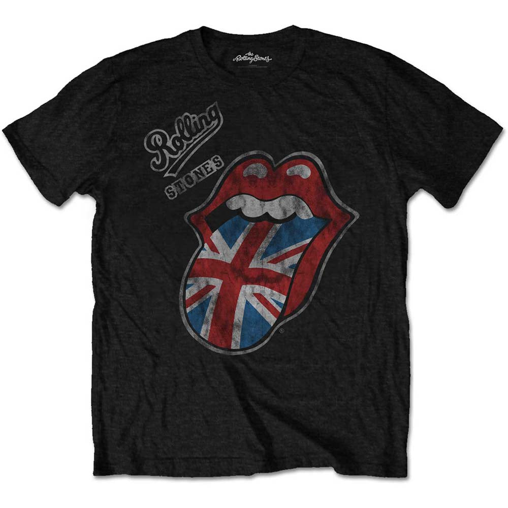 Image of The Rolling Stones T-Shirt - UK Flag Rock Off