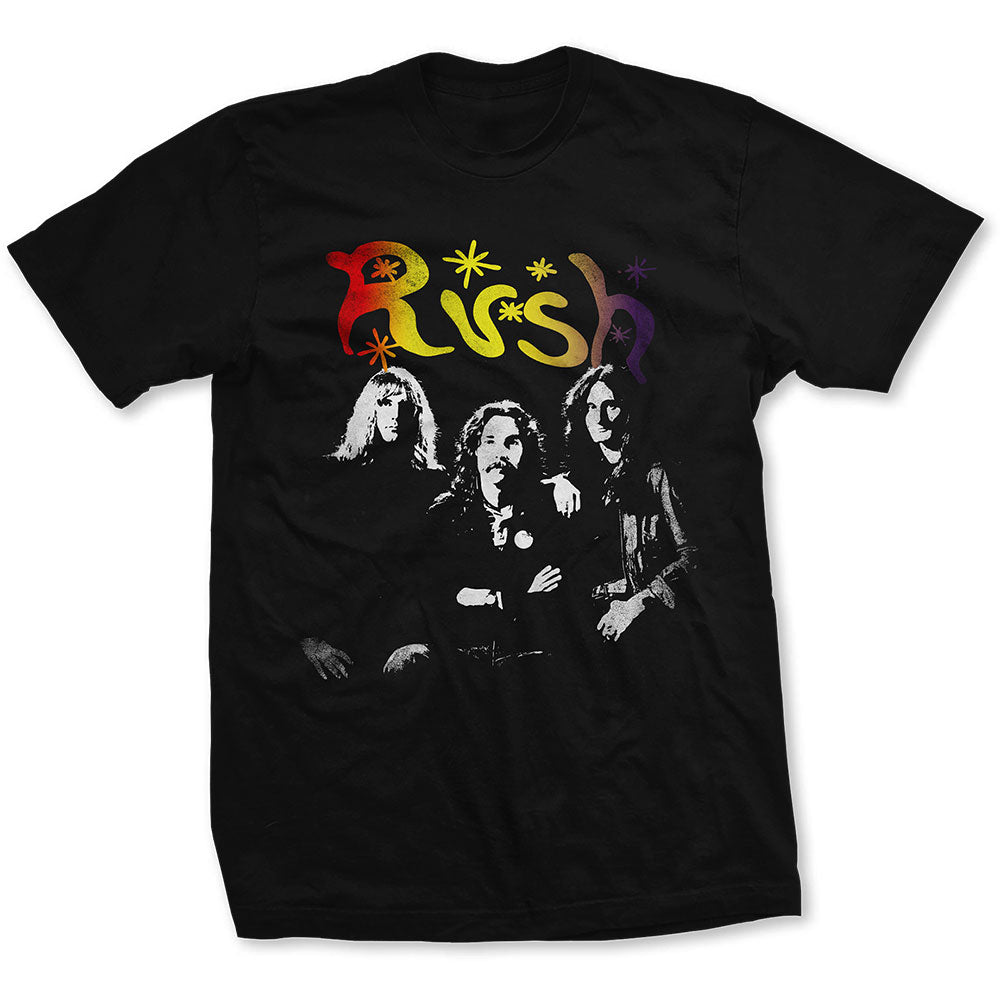 Image of RUSH Unisex T-shirt- Photo Stars Rock Off