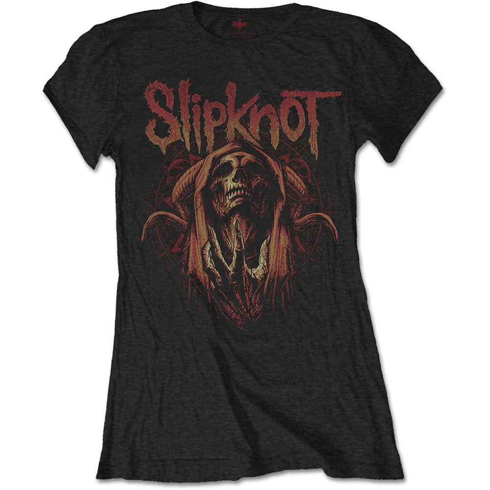 Image of Women's Slipknot T-shirt - Evil Witch Rock Off