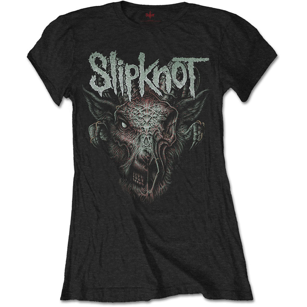 Image of Women's Slipknot T-shirt - Infected Goat Rock Off