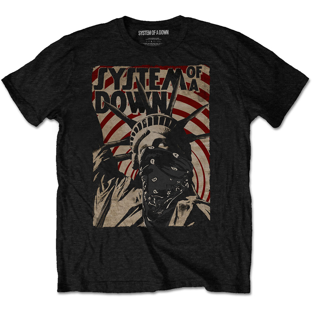 Image of System of a Down Unisex T-shirt - Liberty Bandit Rock Off