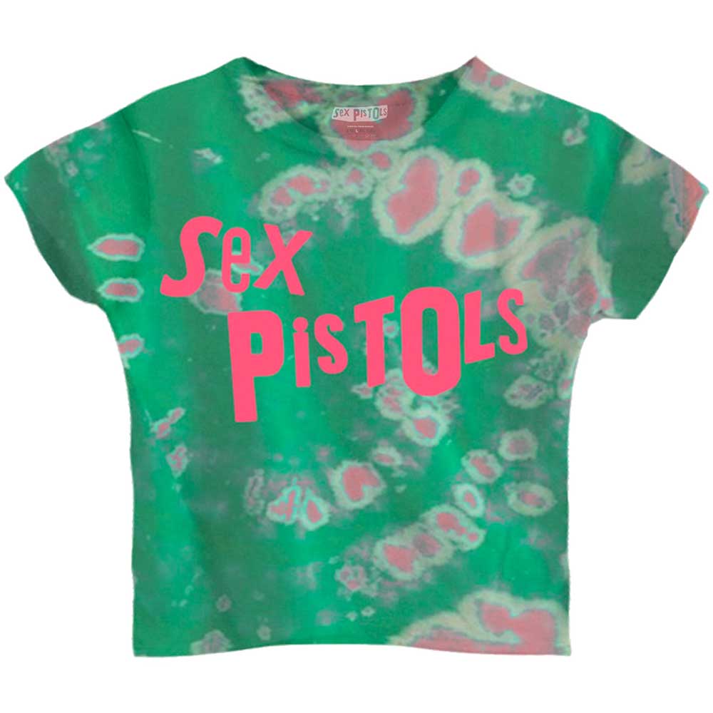 Image of Sex Pistols Crop Top - Logo Rock Off
