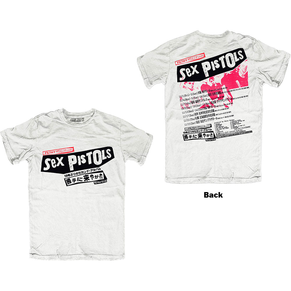 Sex Pistols T-Shirt - Filthy Lucre Japan - Back Print