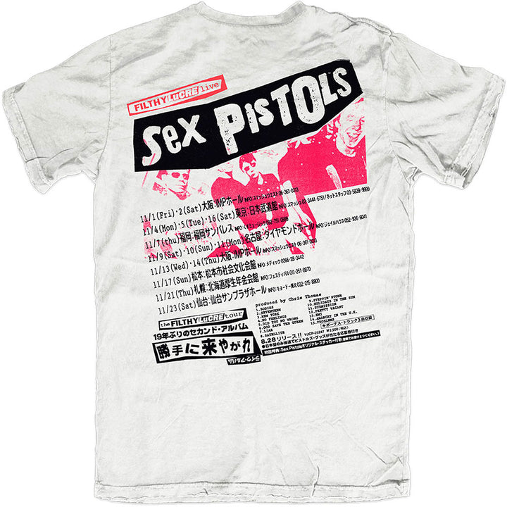 Sex Pistols T-Shirt - Filthy Lucre Japan - Back Print