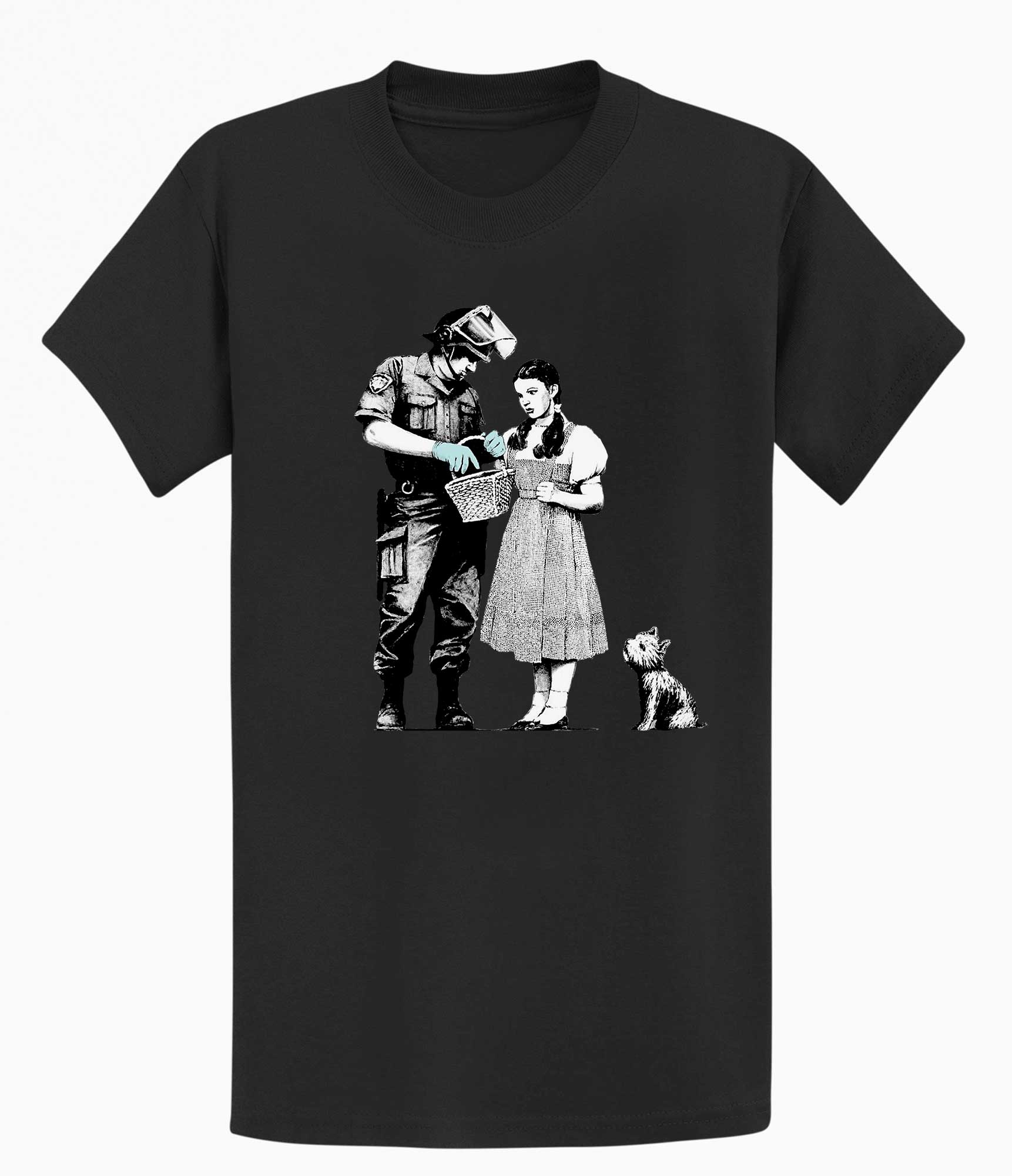 Image of Banksy T-shirt - Dorothy and Policeman Banksy-Apparel