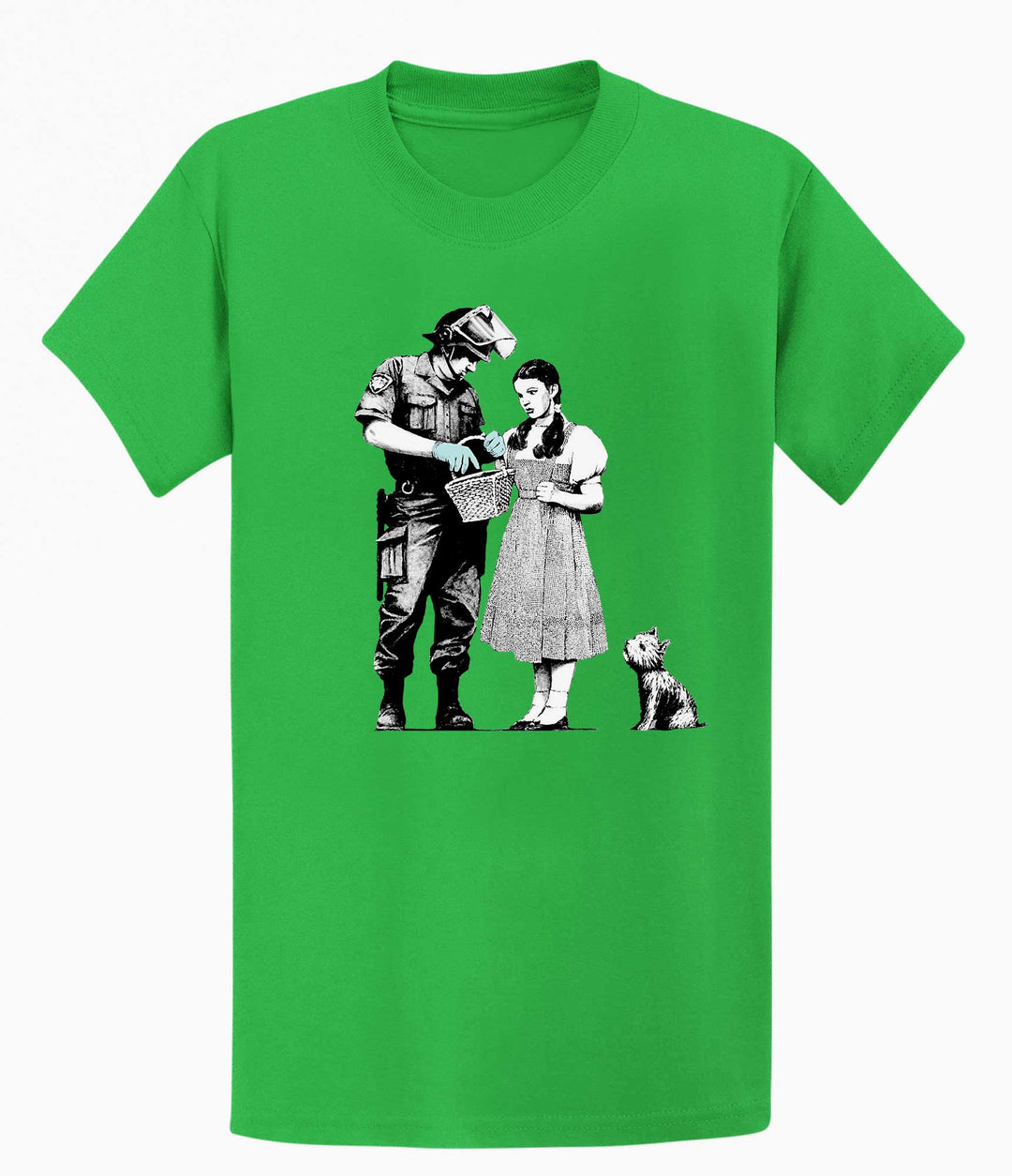 Banksy T-shirt - Dorothy and Policeman