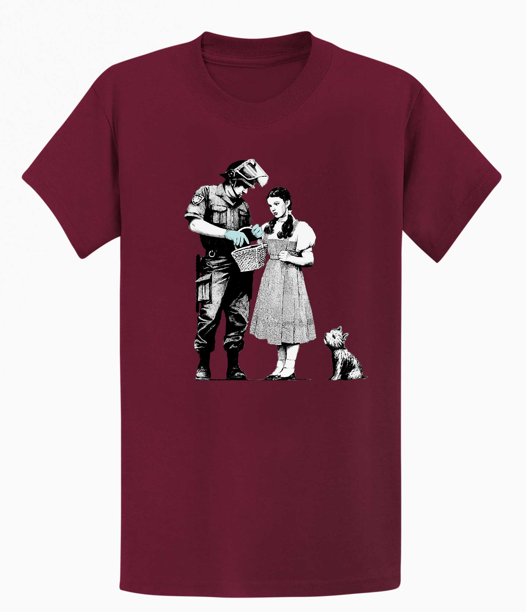 Image of Banksy T-shirt - Dorothy and Policeman Banksy-Apparel