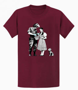 Image of Banksy T-shirt - Dorothy and Policeman