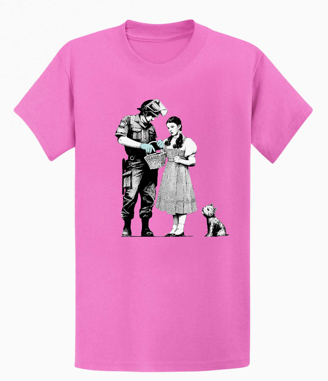 Banksy T-shirt - Dorothy and Policeman