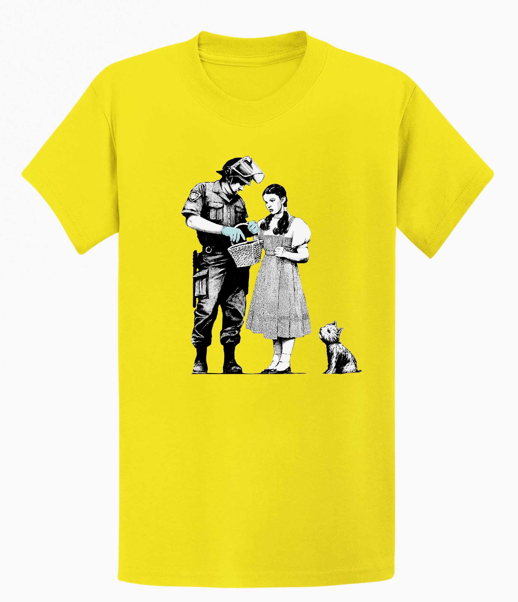 Image of Banksy T-shirt - Dorothy and Policeman Banksy-Apparel