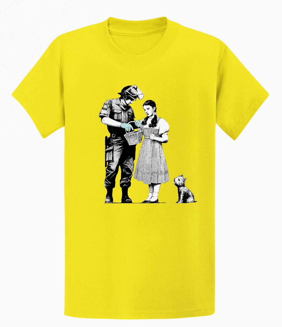 Banksy T-shirt - Dorothy and Policeman