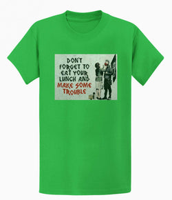 Image of Banksy T-shirt - Make Trouble