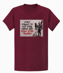 Image of Banksy T-shirt - Make Trouble