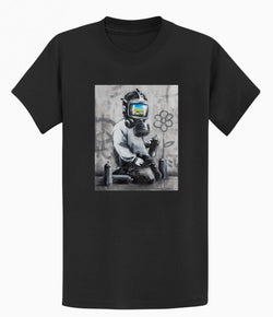 Image of Banksy T-shirt - Gasmask