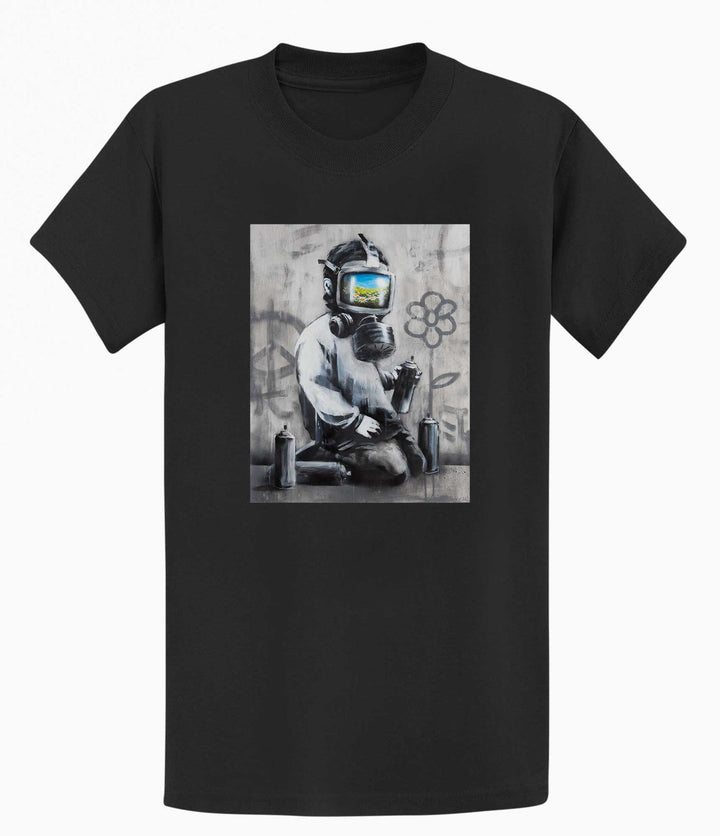 Banksy T-shirt - Gasmask