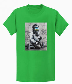 Image of Banksy T-shirt - Gasmask