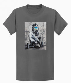 Image of Banksy T-shirt - Gasmask