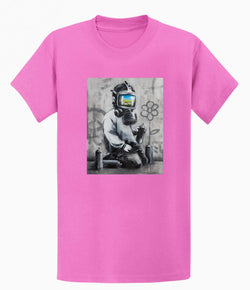 Image of Banksy T-shirt - Gasmask