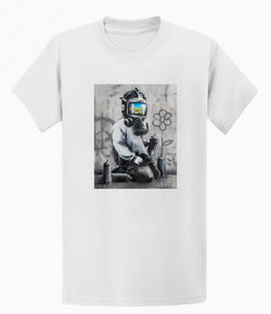 Image of Banksy T-shirt - Gasmask