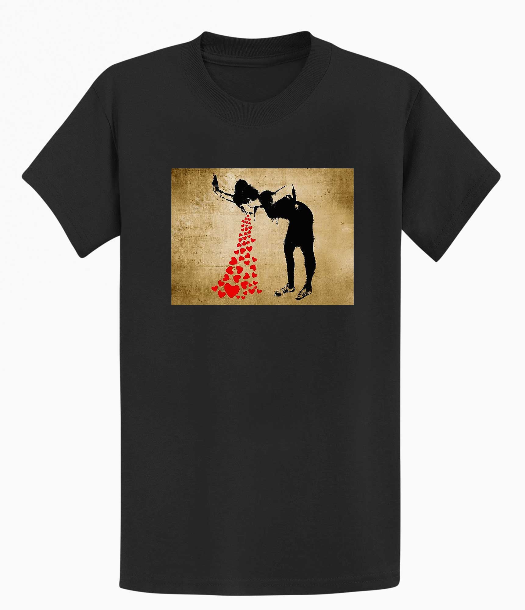 Image of Banksy T-shirt - Love Sick Banksy-Apparel