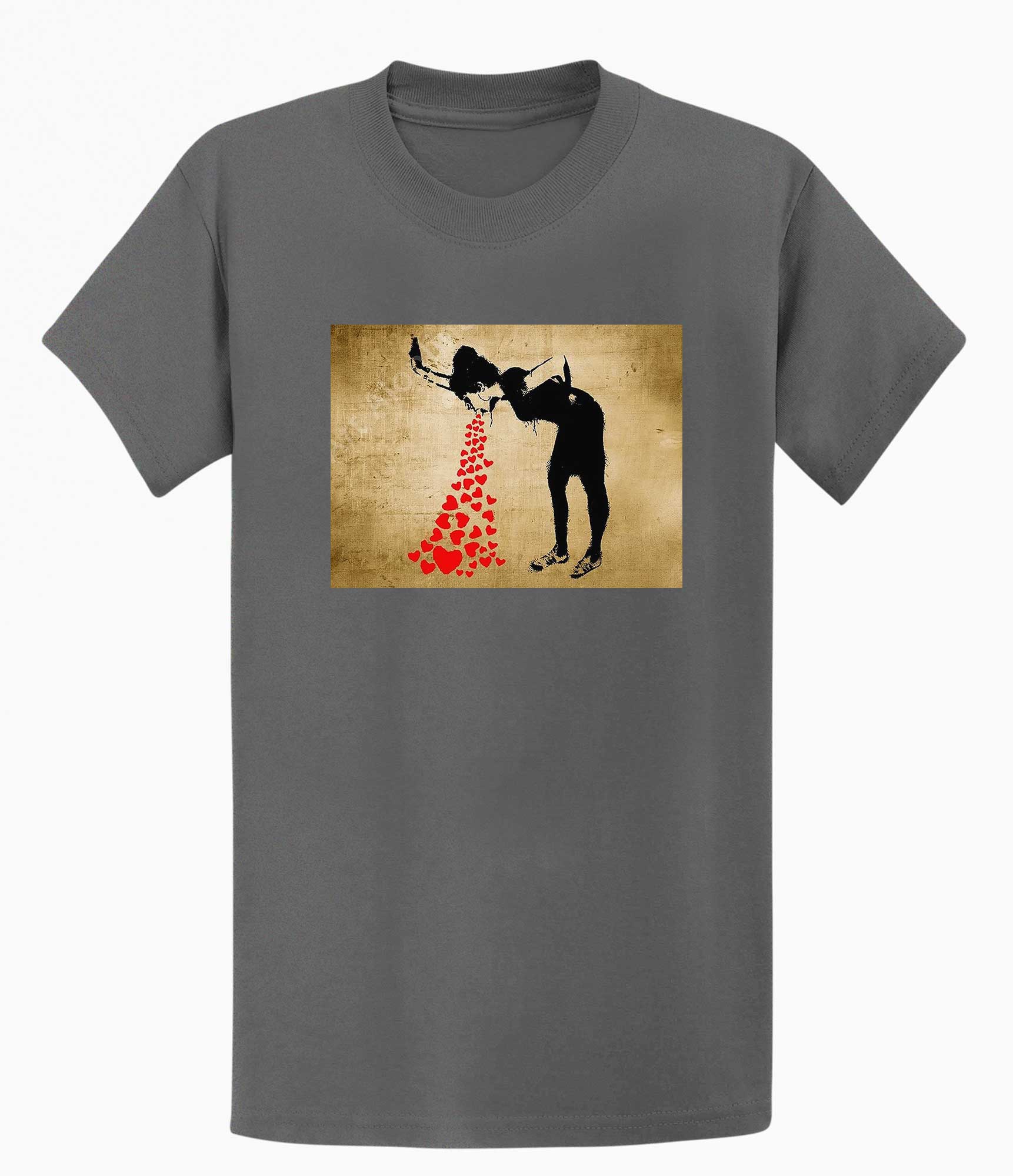 Image of Banksy T-shirt - Love Sick Banksy-Apparel