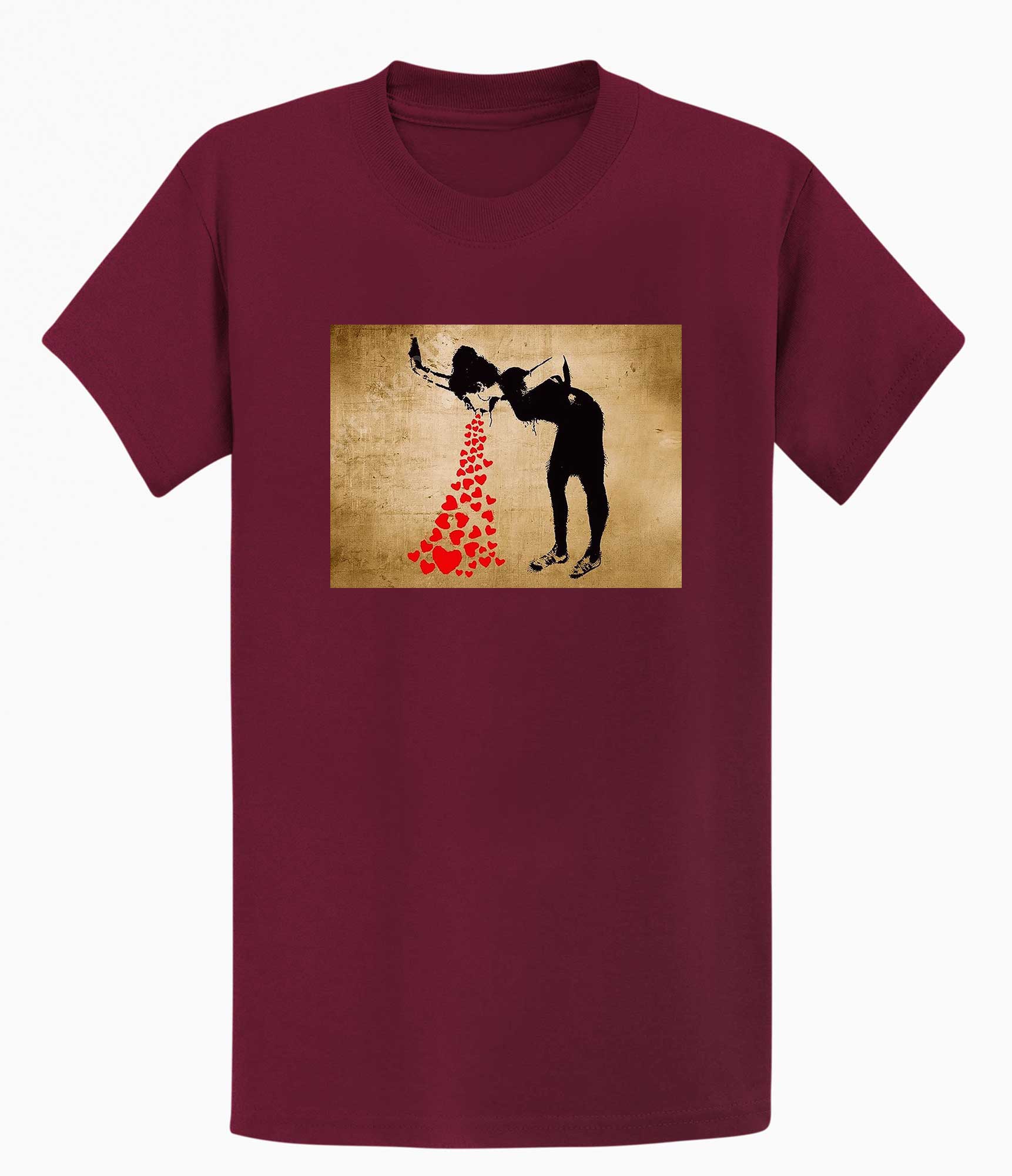 Image of Banksy T-shirt - Love Sick Banksy-Apparel