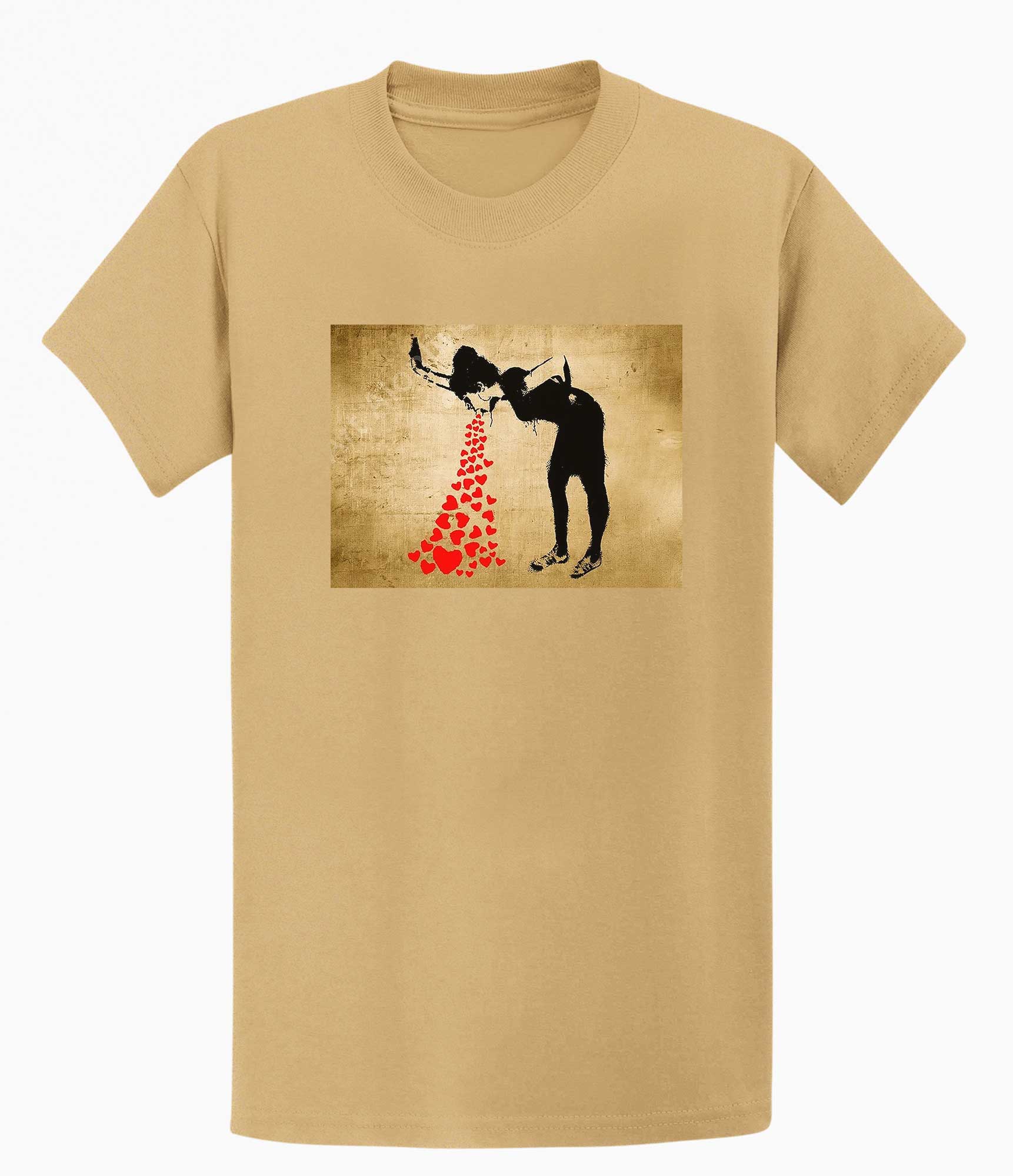 Image of Banksy T-shirt - Love Sick Banksy-Apparel