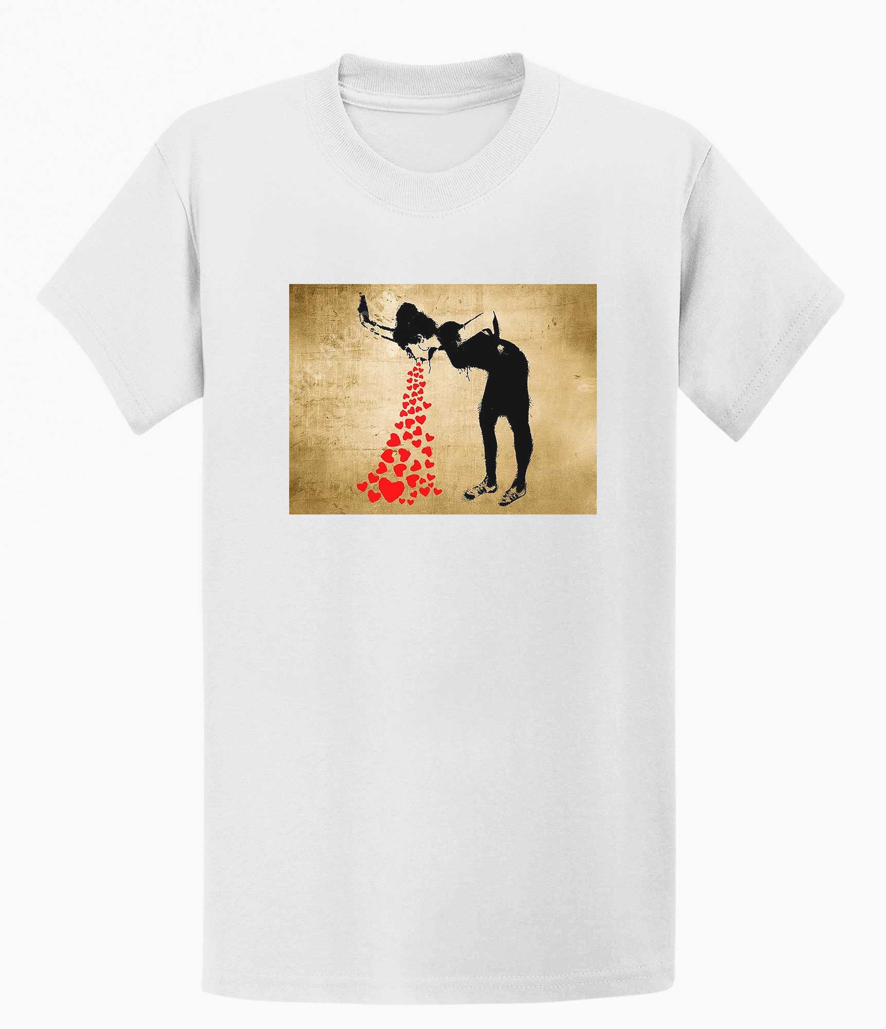 Image of Banksy T-shirt - Love Sick Banksy-Apparel
