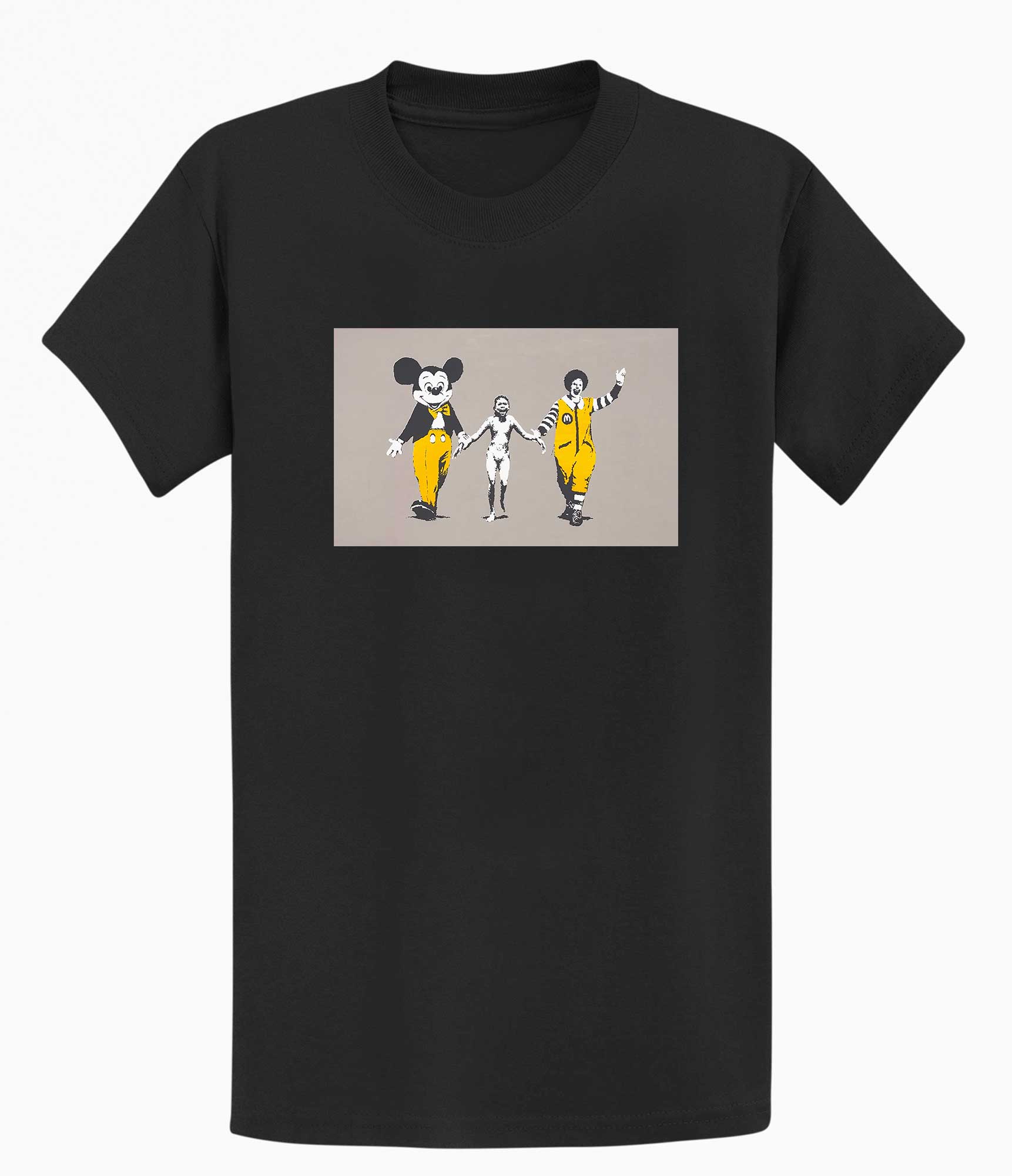 Image of Banksy T Shirt - Napalm Girl, White Banksy-Apparel