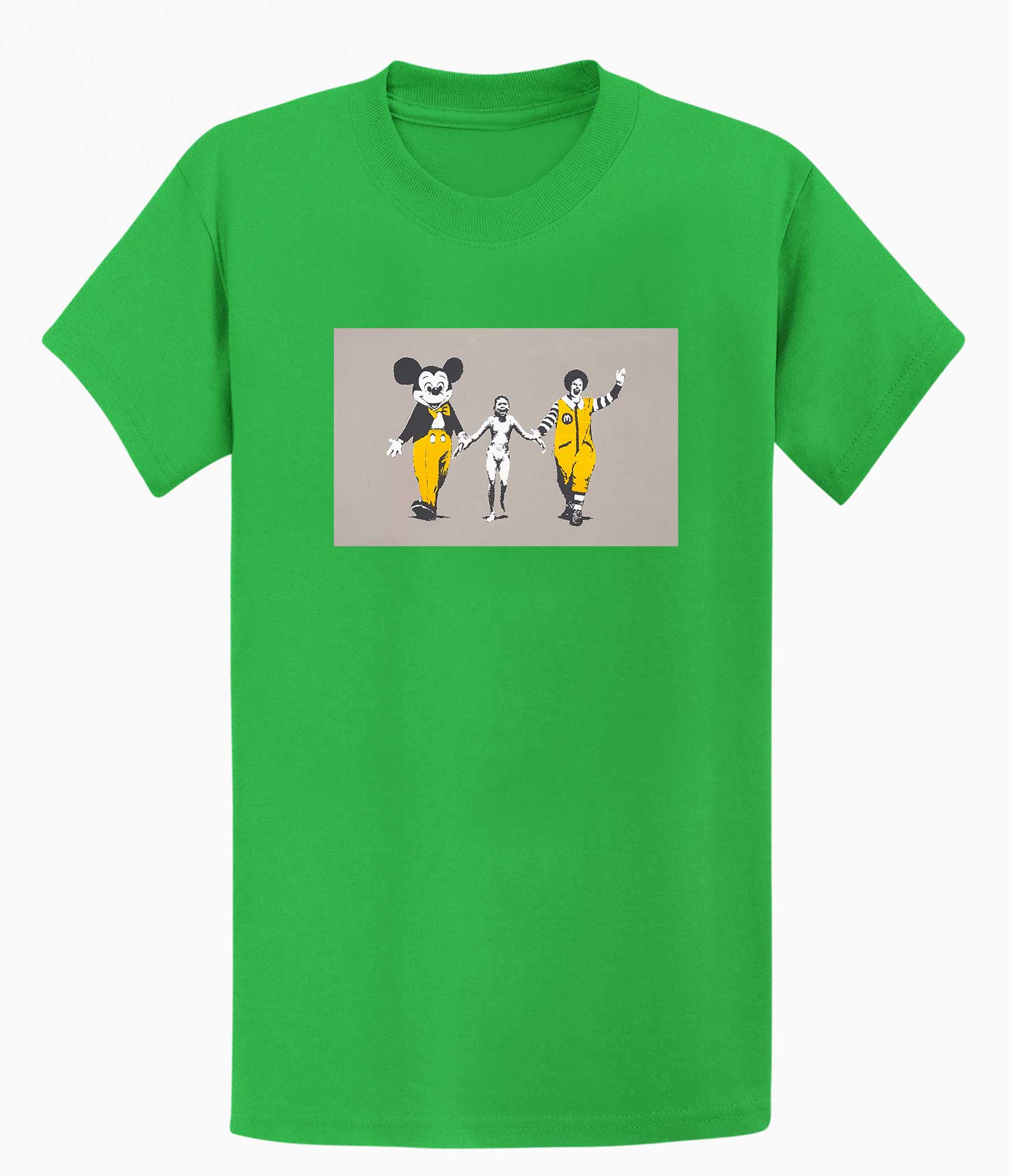 Image of Banksy T Shirt - Napalm Girl, White Banksy-Apparel