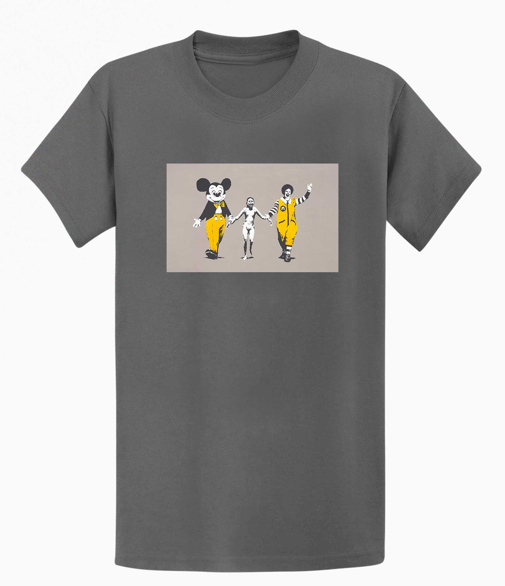 Image of Banksy T Shirt - Napalm Girl, White Banksy-Apparel