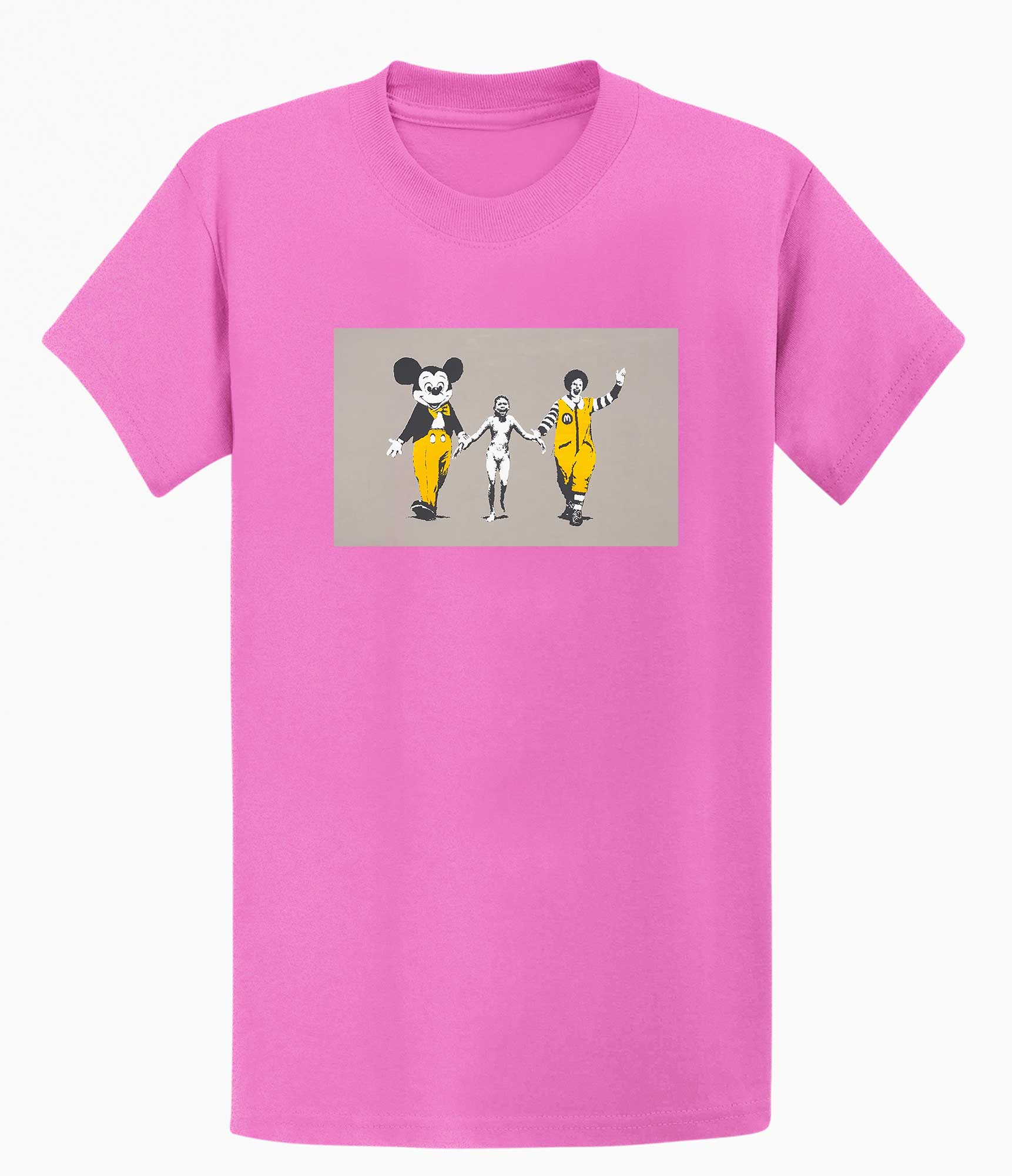 Image of Banksy T Shirt - Napalm Girl, White Banksy-Apparel