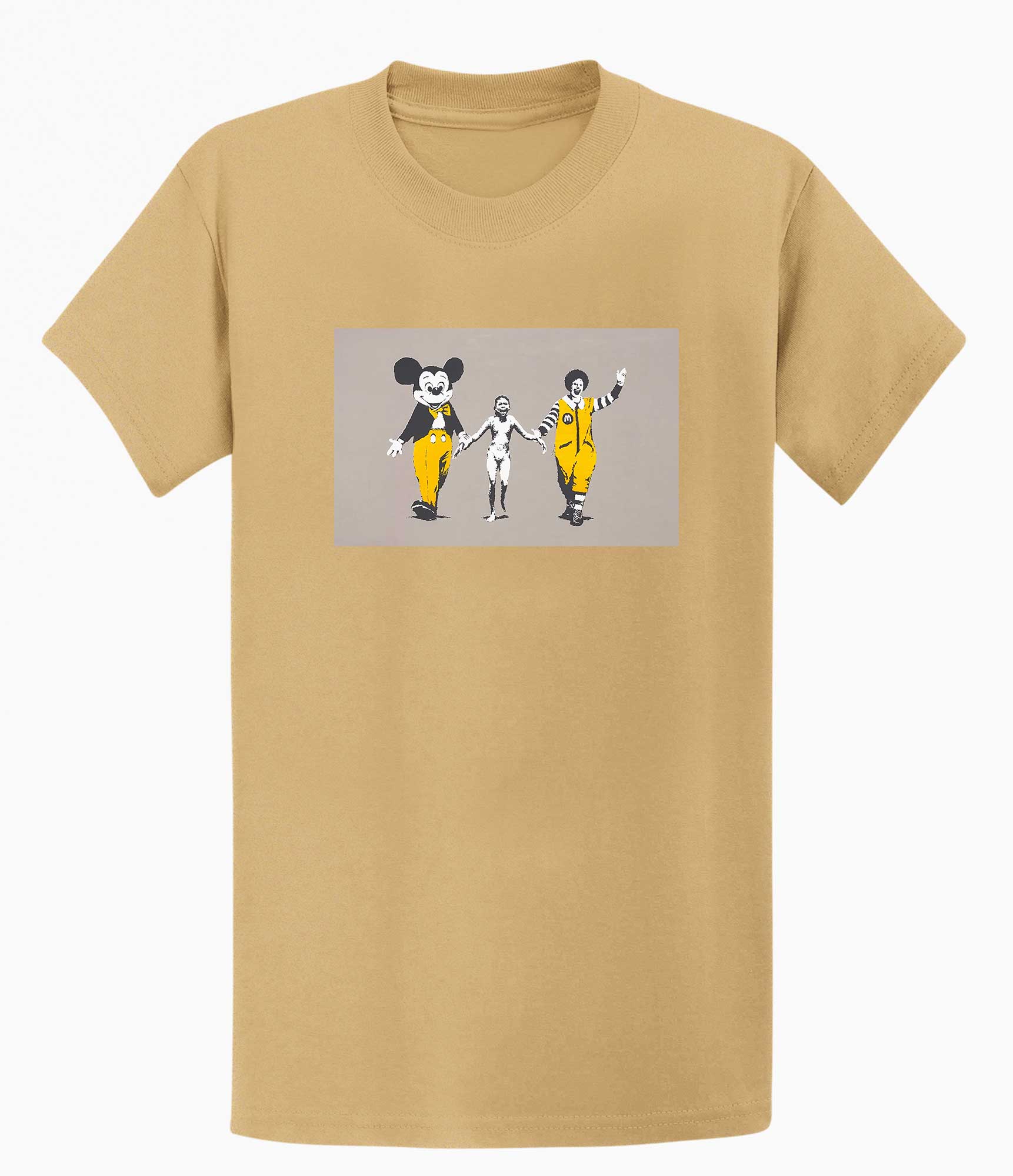 Image of Banksy T Shirt - Napalm Girl, White Banksy-Apparel