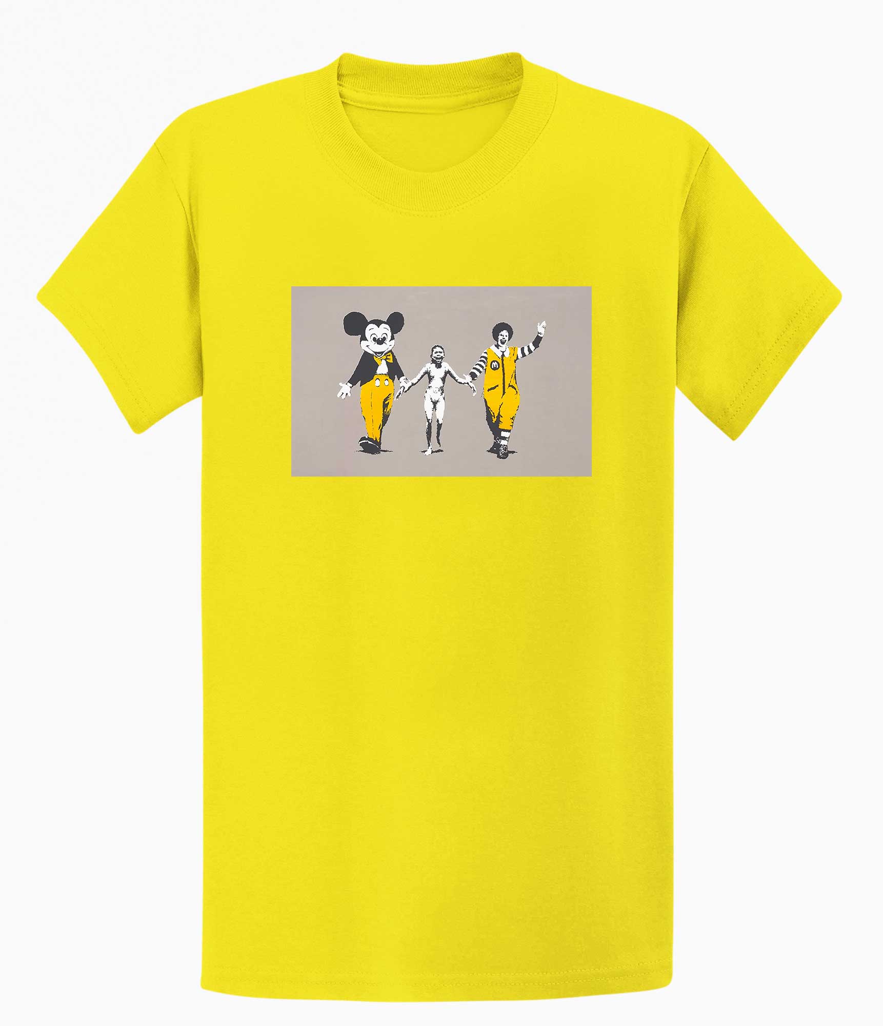 Image of Banksy T Shirt - Napalm Girl, White Banksy-Apparel