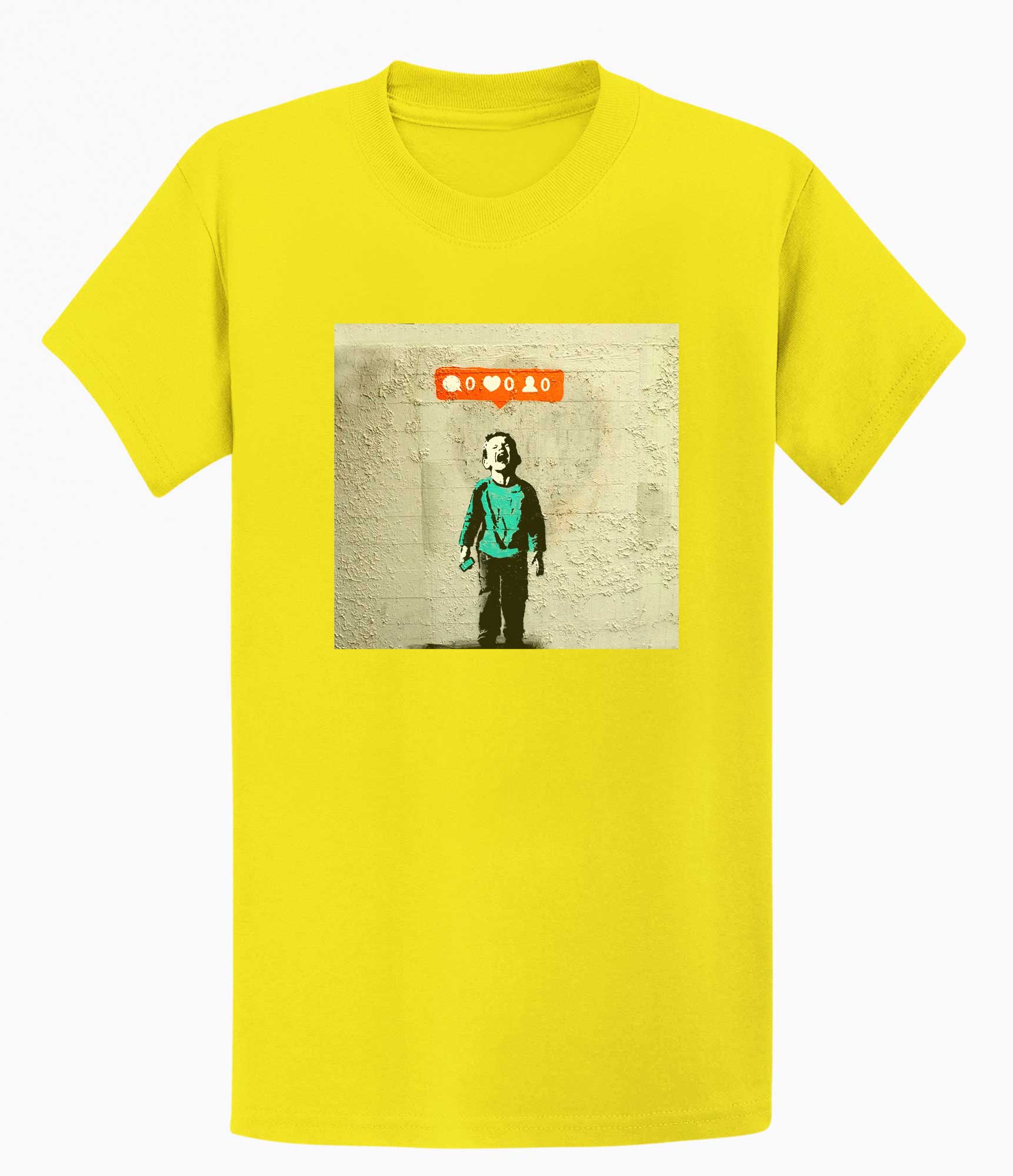 Image of Banksy  T-shirt - Social Media Boy Banksy-Apparel
