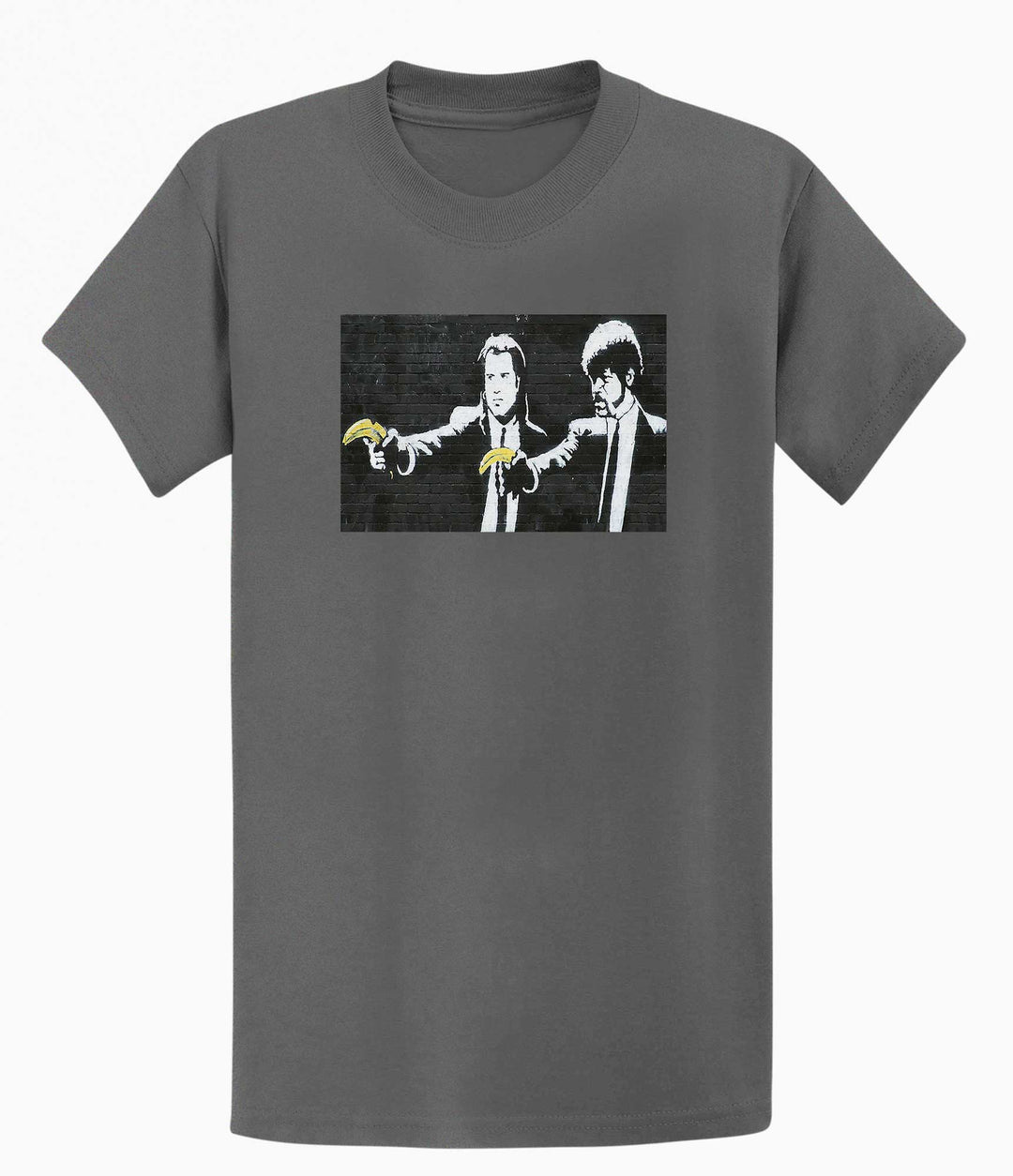 Banksy Mens T-shirt - Pulp Fiction Banana Gun