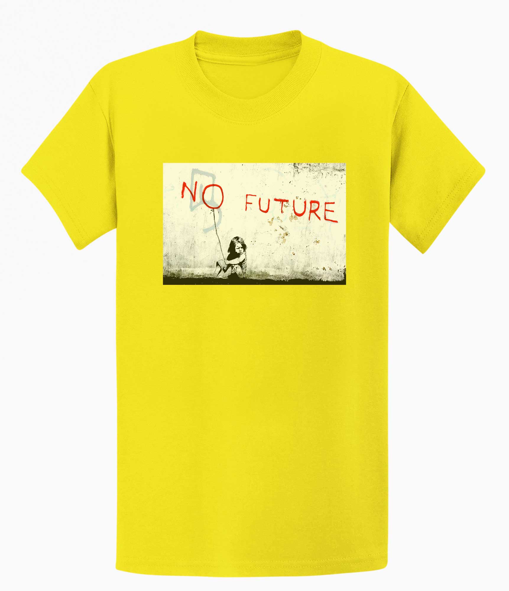Banksy Unisex T-shirt - No Future