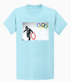 Image of Banksy Unisex T-shirt  - Olympic Theft