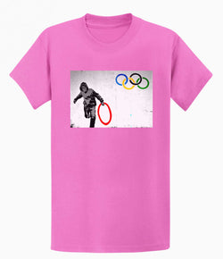 Image of Banksy Unisex T-shirt  - Olympic Theft