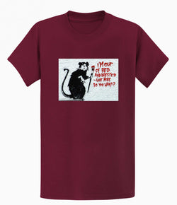 Image of Banksy T-shirt - I'm out of Bed