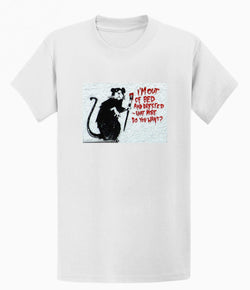Image of Banksy T-shirt - I'm out of Bed