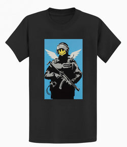 Image of Banksy T Shirt - Smiley Copper