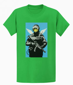 Image of Banksy T Shirt - Smiley Copper