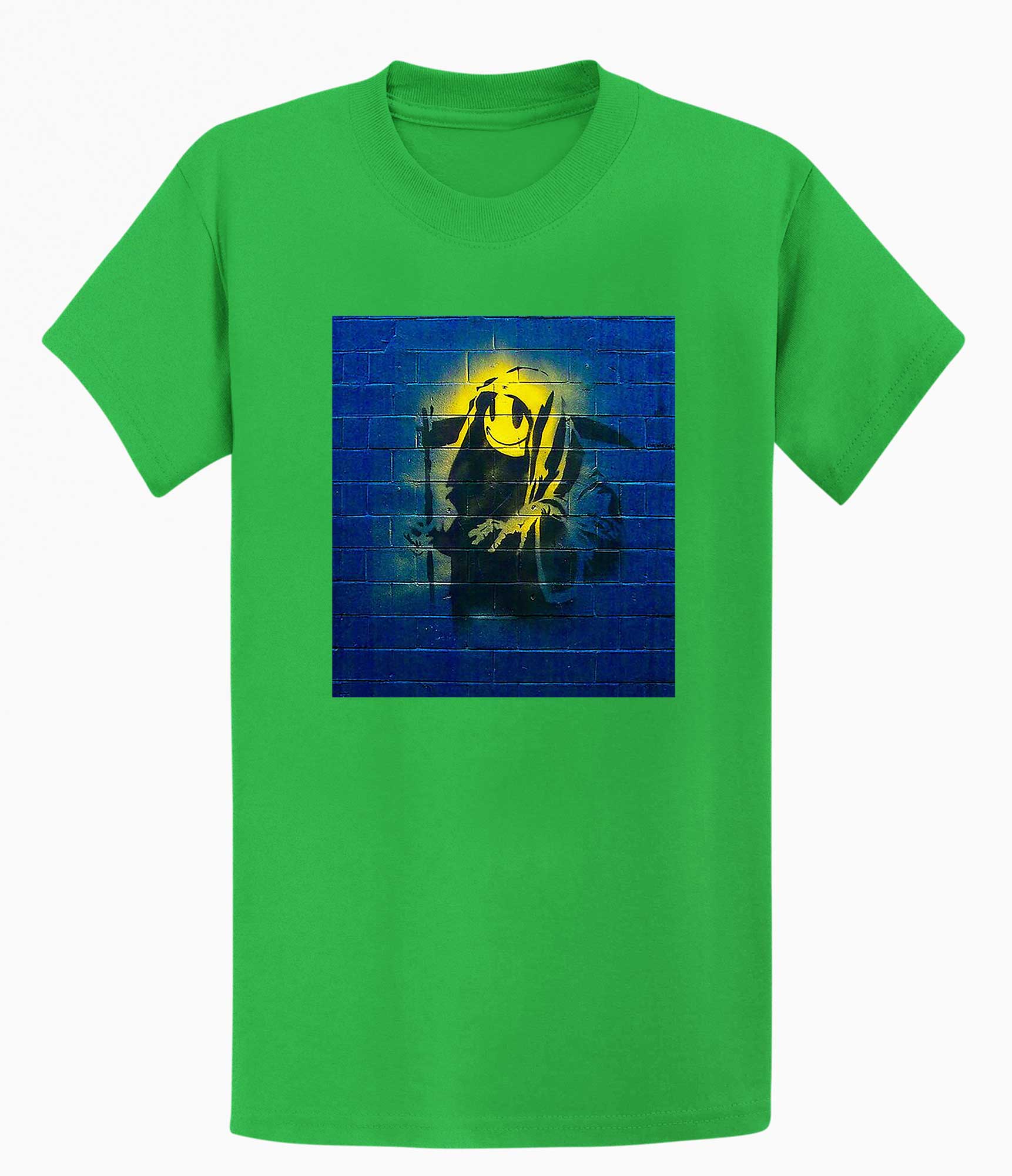 Image of Banksy Unisex T-shirt  - Smiley Reaper Banksy-Apparel