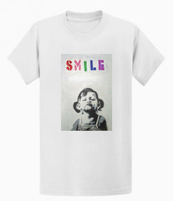 Image of Banksy T Shirt - Smile