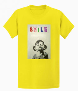 Image of Banksy T Shirt - Smile