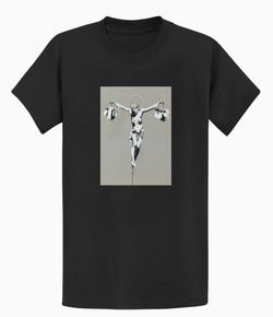 Image of Banksy T-shirt - Jesus Shopping