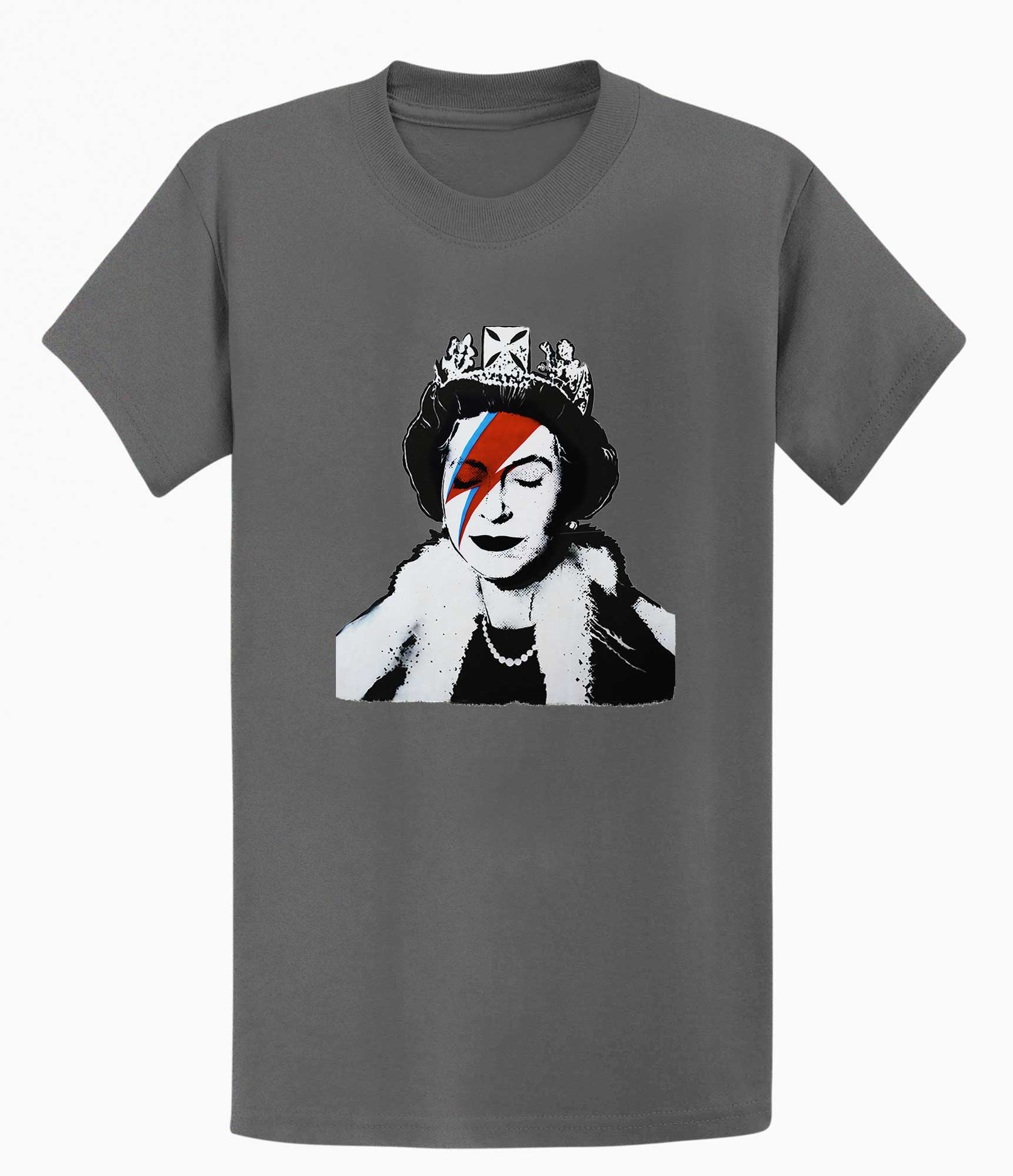 Image of Banksy Unisex T-Shirt - Queen Elizabeth Banksy-Apparel
