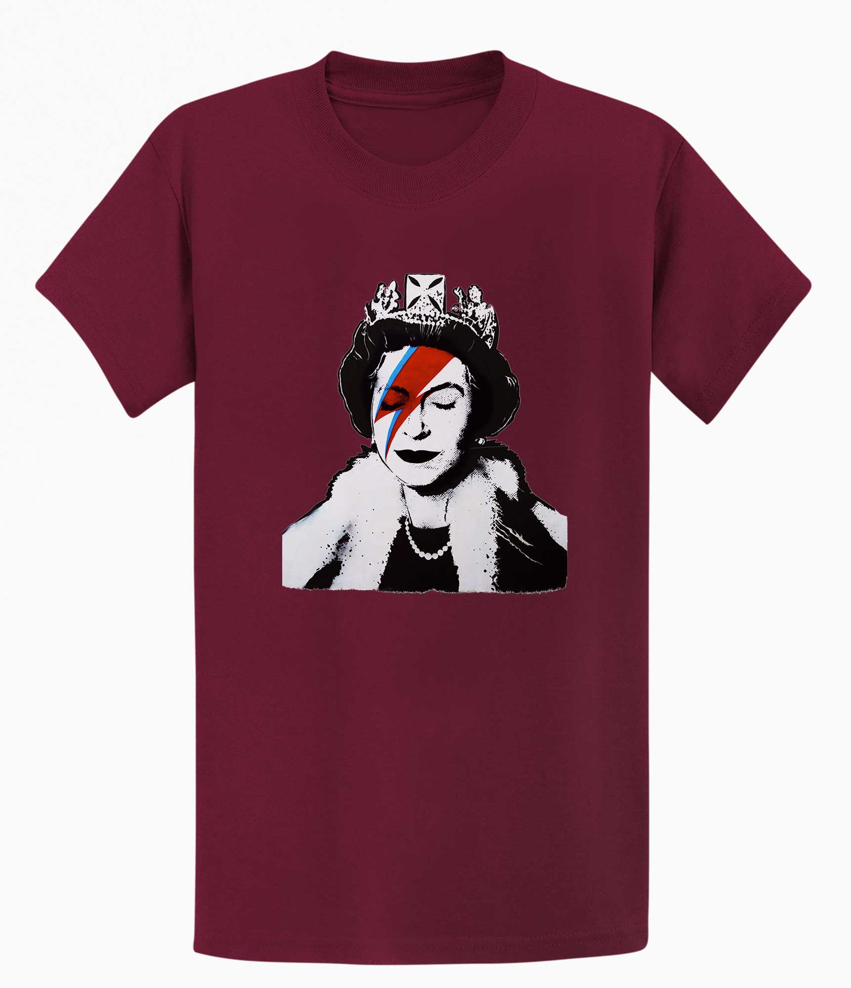 Image of Banksy Unisex T-Shirt - Queen Elizabeth Banksy-Apparel