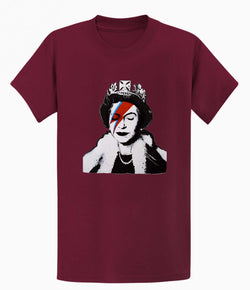Image of Banksy Unisex T-Shirt - Queen Elizabeth